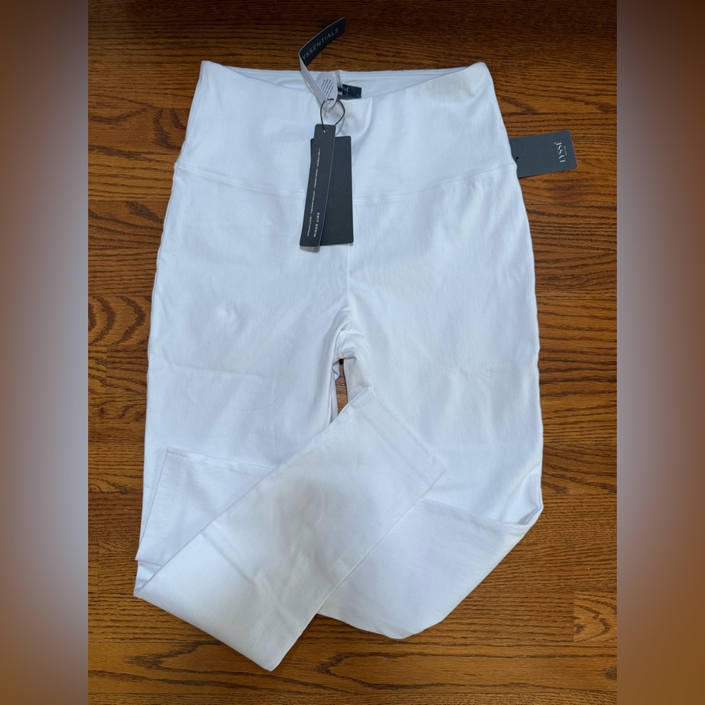 NWT  LYSSE New York White Knit Denim Leggings Skinny Pants